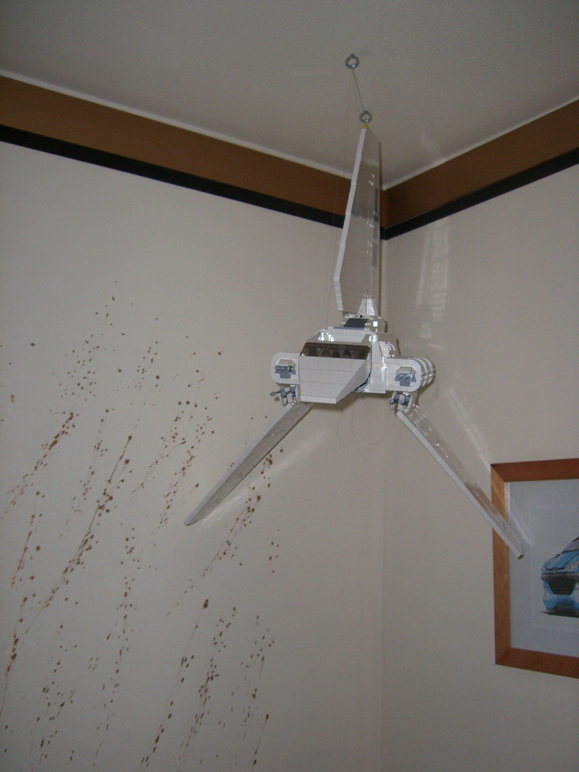 Imperial Shuttle Hanging in Bedroom 2